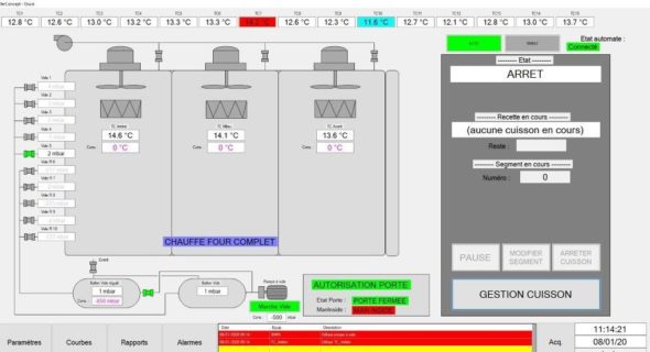 autoclave control system